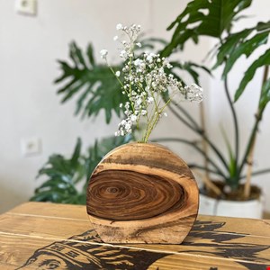 گلدان چوبی